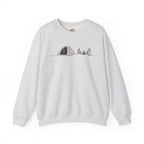 Sudadera con capucha y bordado de tienda de campaña con fogata y amigos | Sudadera | Camiseta