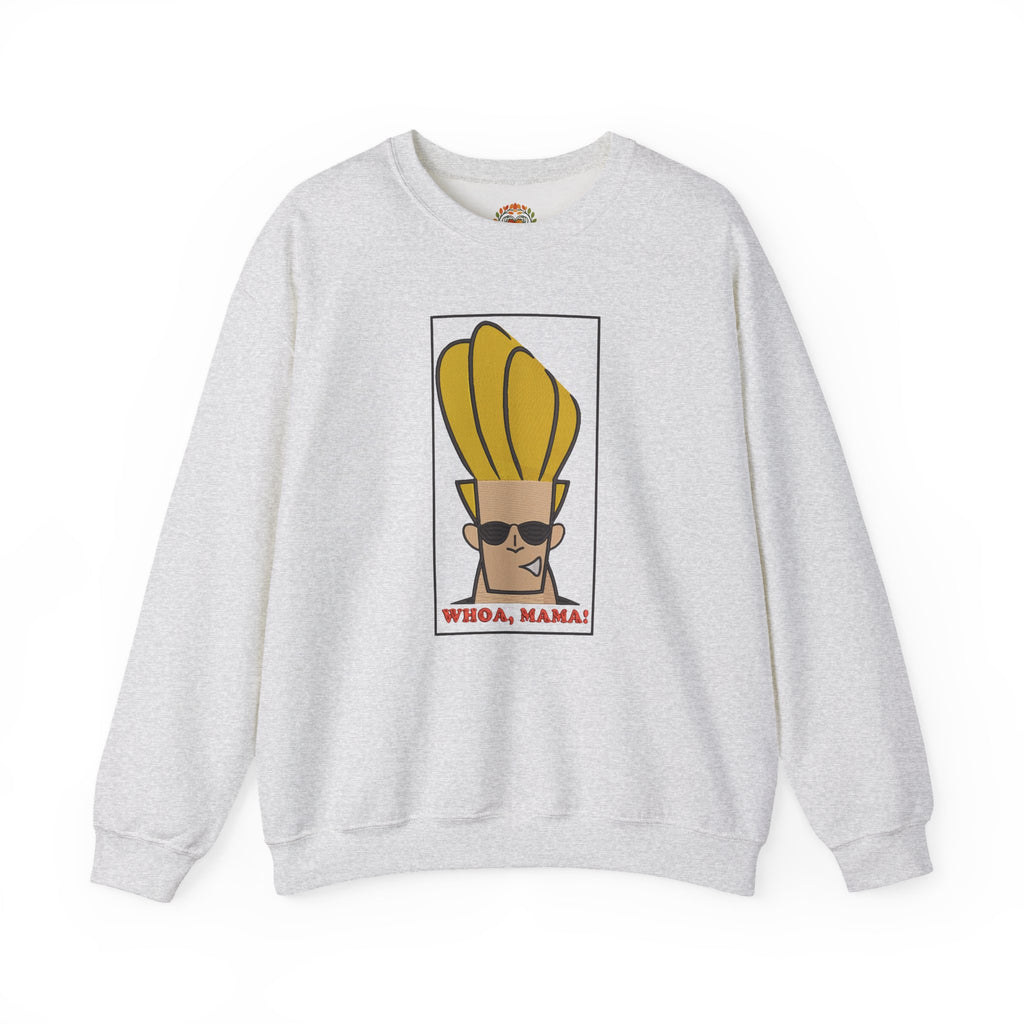 Whoa Mama! Johnny Retro Sunglasses Embroidery Hoodie | Sweatshirt | T-shirt