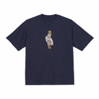 マリリン・モンロー：フライングスカート プレミアムコットン ヘビーウェイト 刺繍Tシャツ