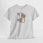 Sudadera con capucha y bordado botánico abstracto en tonos terrosos | Sudadera | Camiseta
