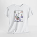 ロッキングチェアで読書する猫の刺繍パーカー | スウェットシャツ | Tシャツ