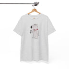 FamilyGuy Brian Holding Martini Funny Pet Cocktail Hilarious Embroidery Hoodie | Sweatshirt | T-shirt