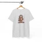 Vintage Cartoon Comic Sketchy Garfield Scribble Cat Embroidery Hoodie | Sweatshirt | T-shirt