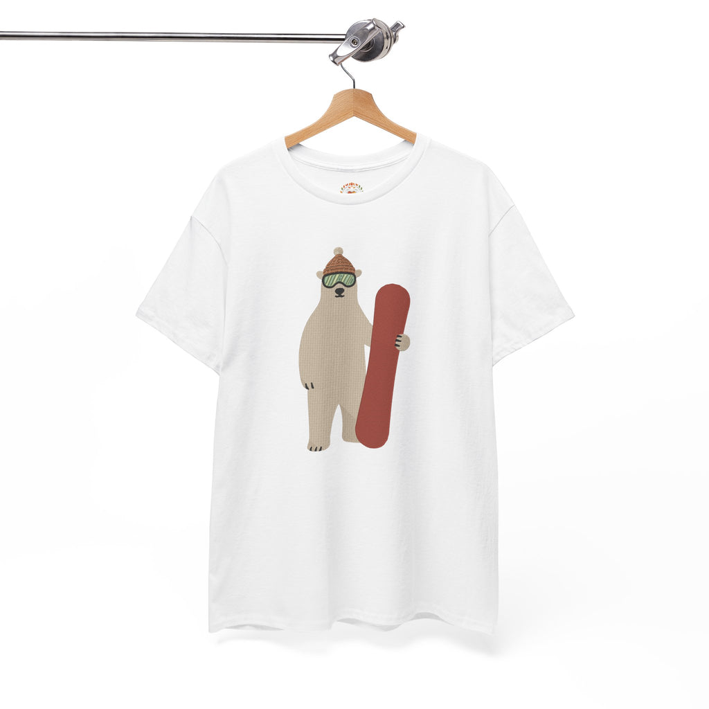 スノーボードをしたクマの刺繍パーカー | スウェットシャツ | Tシャツ