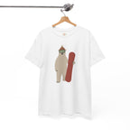 スノーボードをしたクマの刺繍パーカー | スウェットシャツ | Tシャツ