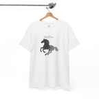 Spirit Stallion Running Silhouette Embroidery Hoodie | Sweatshirt | T-shirt