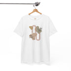 Sudadera con capucha y bordado botánico abstracto en tonos terrosos | Sudadera | Camiseta