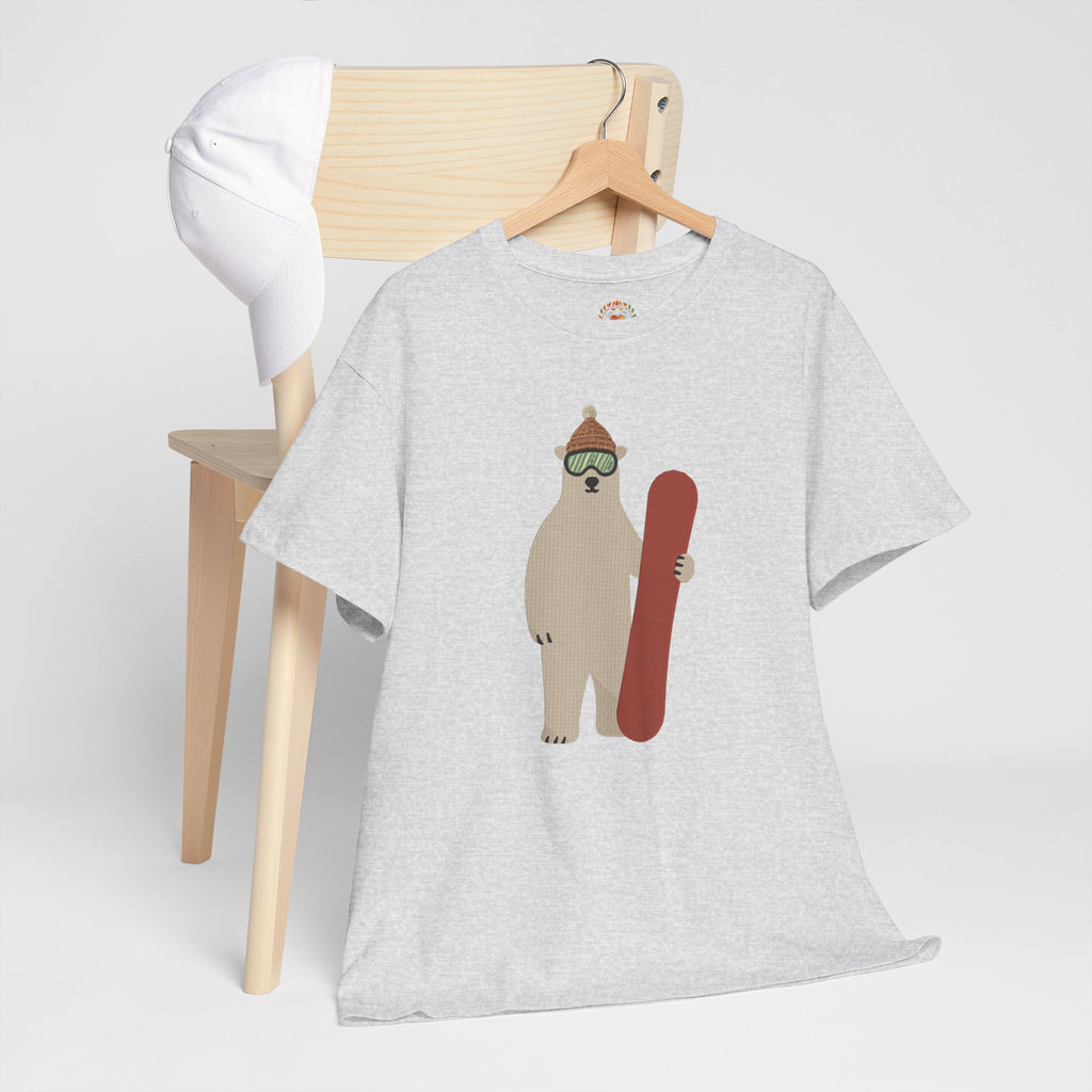 スノーボードをしたクマの刺繍パーカー | スウェットシャツ | Tシャツ