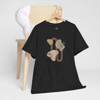 Sudadera con capucha y bordado botánico abstracto en tonos terrosos | Sudadera | Camiseta