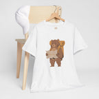 Nature Lover Bear Hiker Reading Map Embroidery Hoodie | Sweatshirt | T-shirt