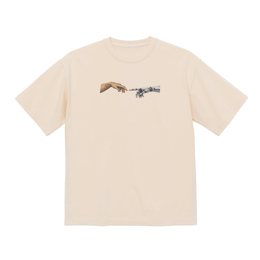 Creation of Adam vs AI Embroidered Premium Cotton Heavyweight T shirt