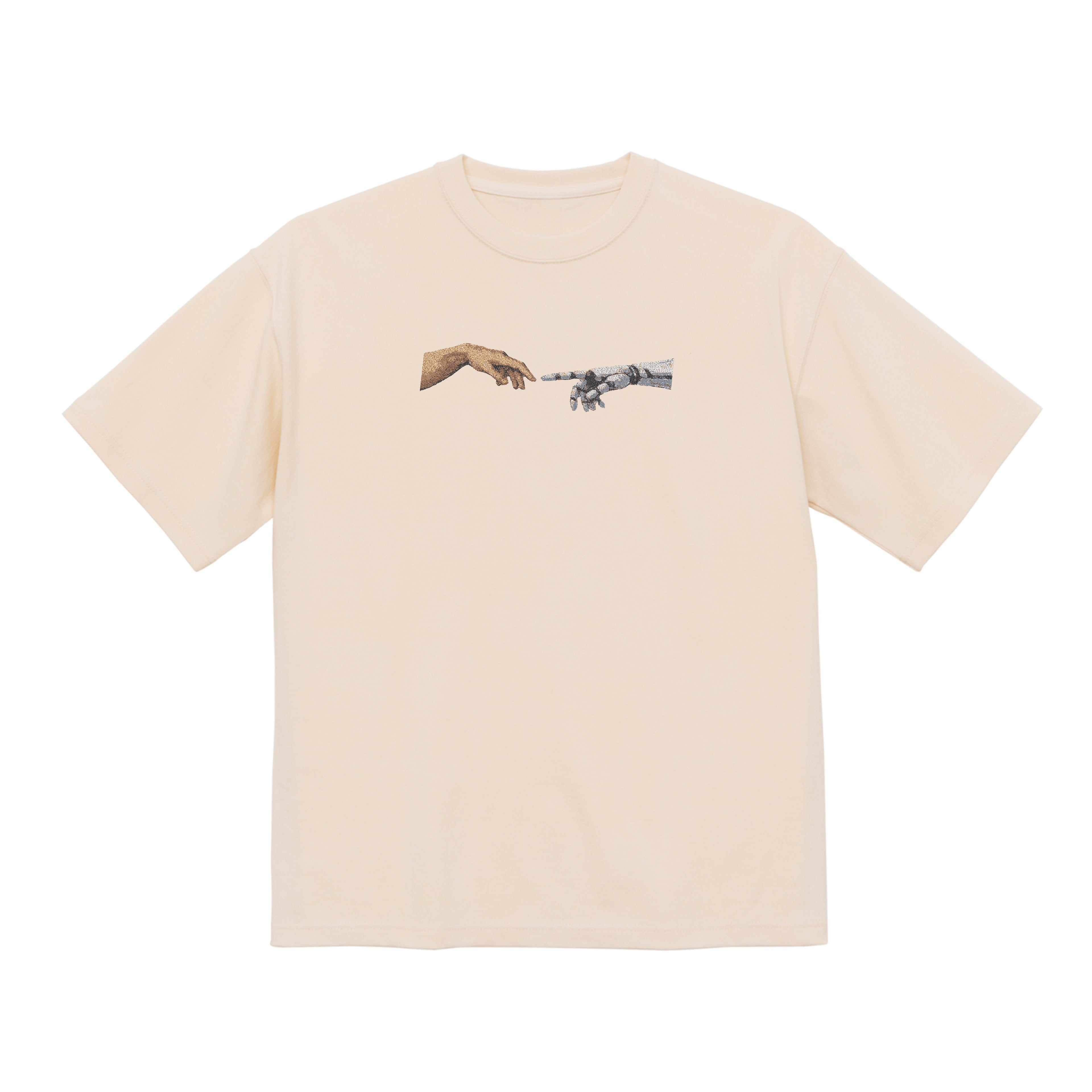 Creation of Adam vs AI Embroidered Premium Cotton Heavyweight T shirt