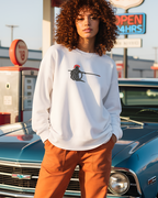 Gladiator Silhouette 3D Puff Embroidered Hoodie | Sweatshirt | T-shirt