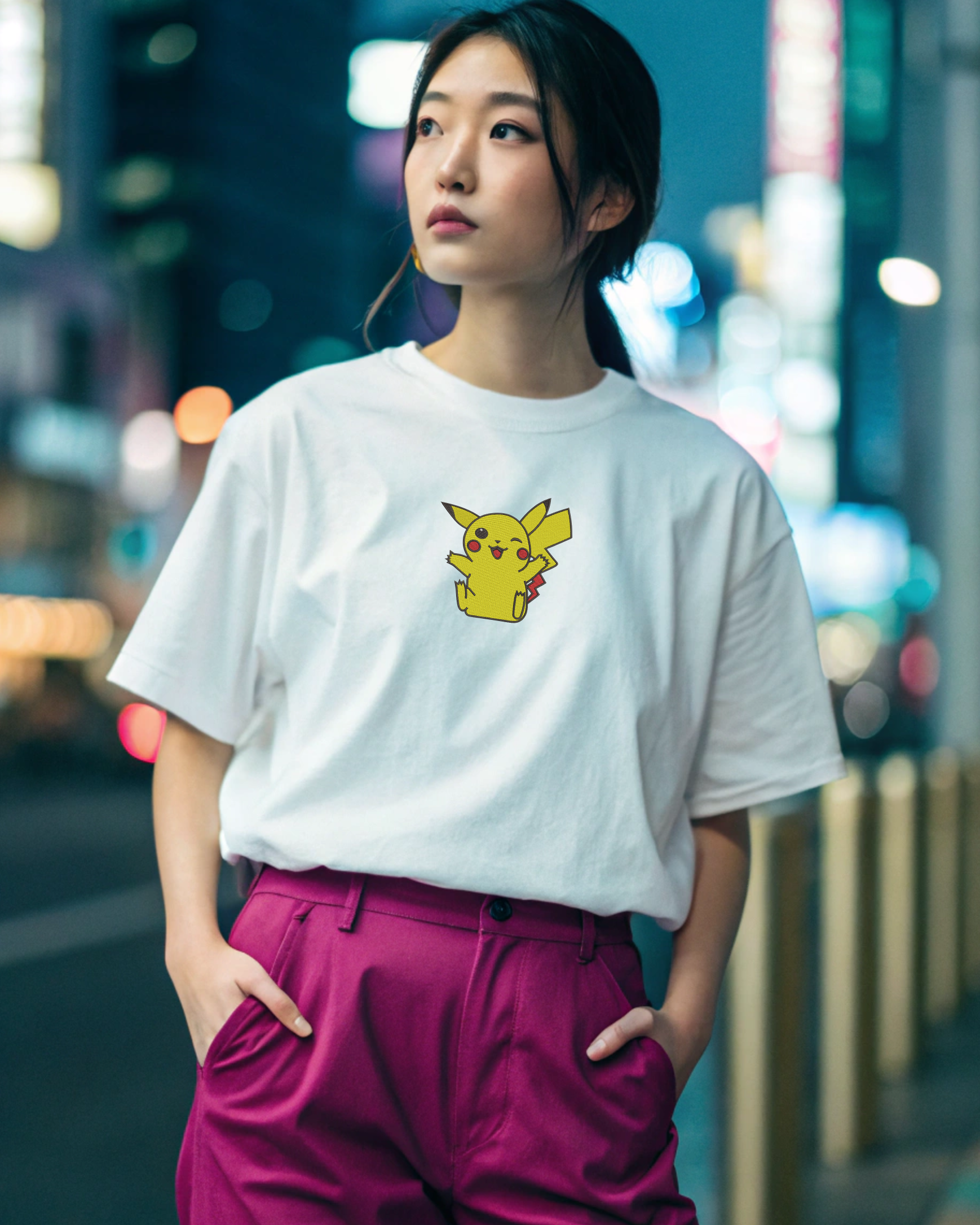 ピカチュウ ポケモン 刺繍 パーカー | スウェットシャツ | Tシャツ