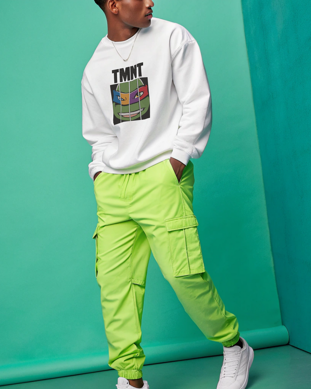 Ninja Turtles Embroidery Hoodie | Sweatshirt