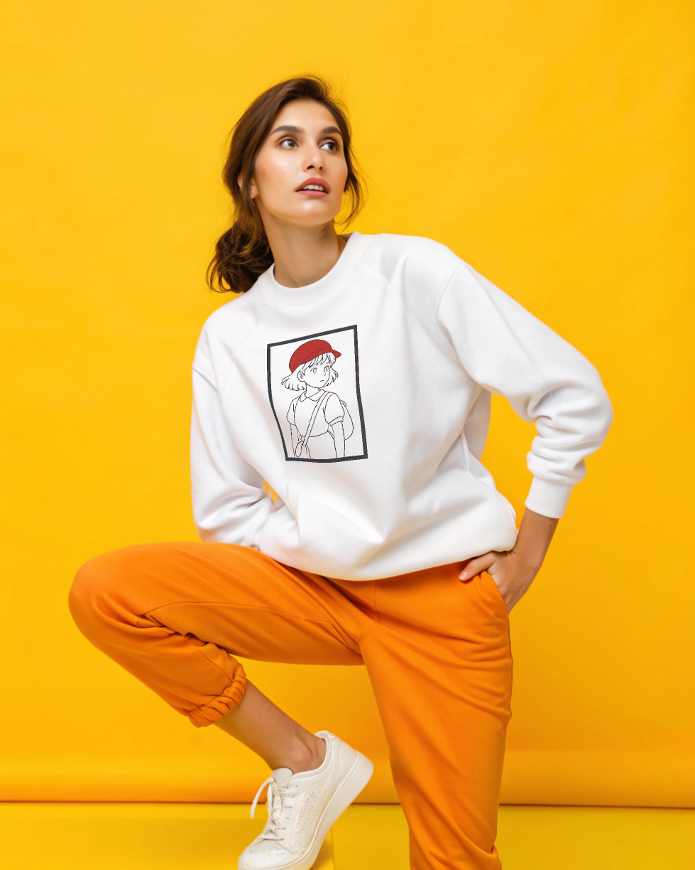 レッドキャップガール刺繍パーカー | スウェットシャツ