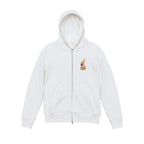 Bunny and Strawberry Embroidered 450GSM Heavyweight Pullover Hoodie Sweatshirt